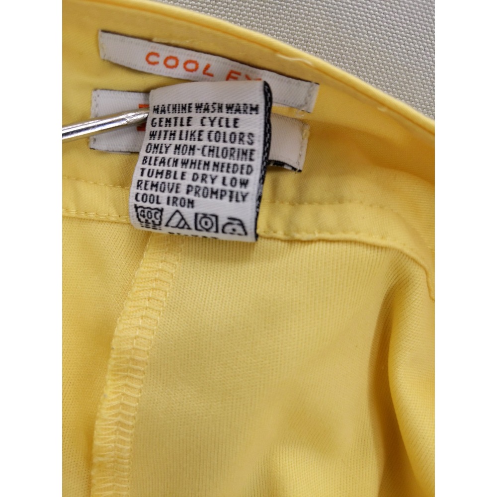 Izod Skort Women 8 Yellow XFG Cool FX Golf Tennis Active Athletic Zipper Pockets - Picture 9 of 10